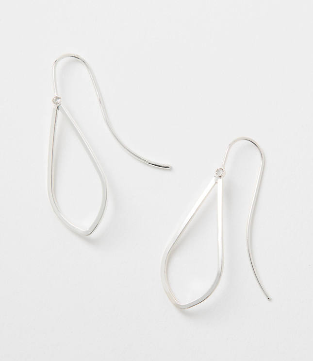 Open Drop Delicate Pull Through Earrings