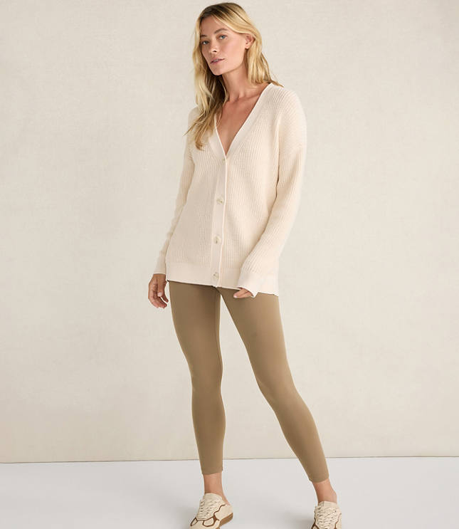 Haven Well Within Organic Cotton Shaker Stitch Cardigan