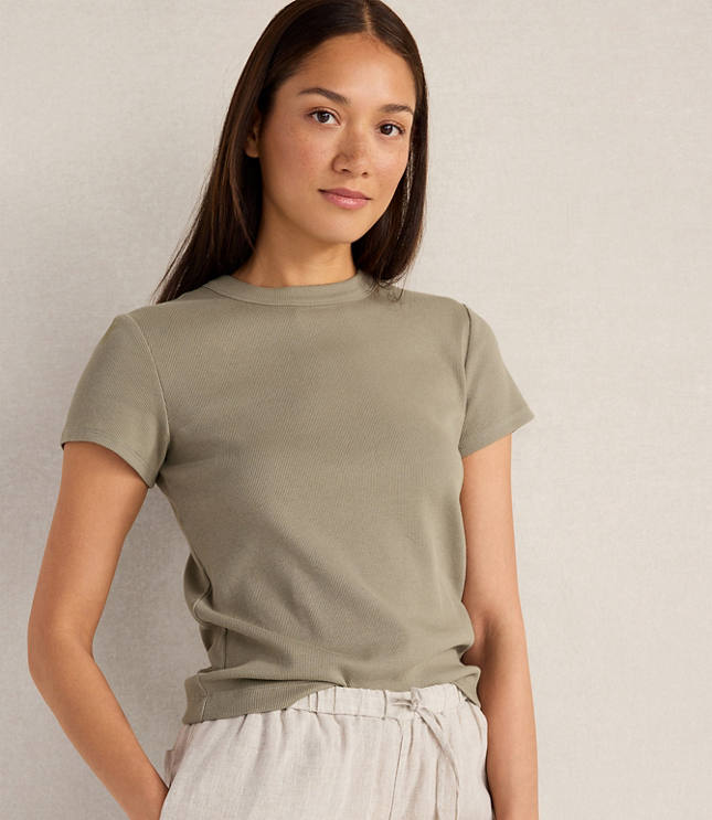 Haven Well Within Essential Organic Cotton Short Sleeve Tee carousel Product Image 1