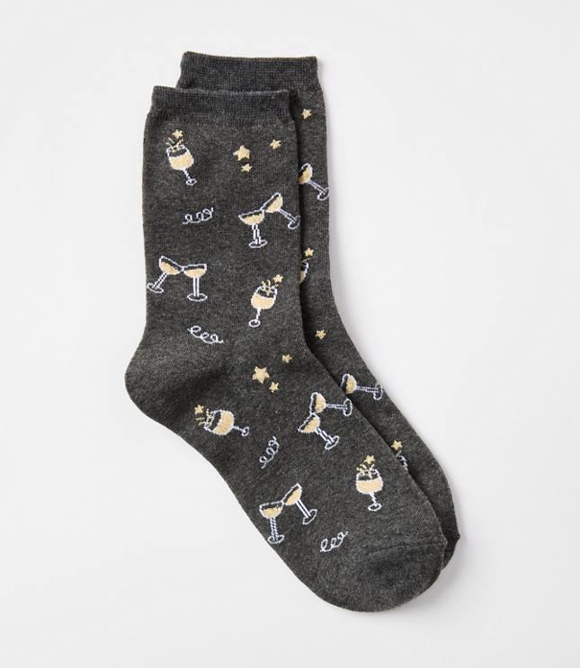 Champagne Crew Socks