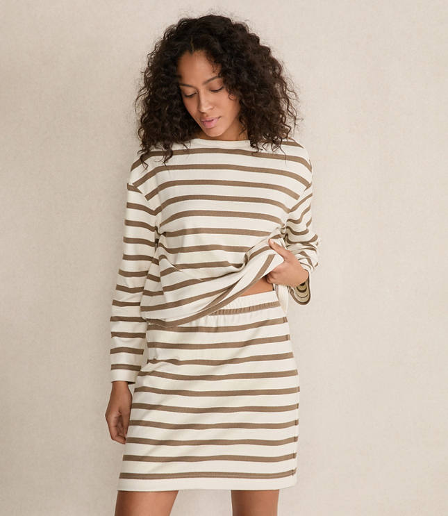 Haven Well Within Organic Cotton Stripe Skirt