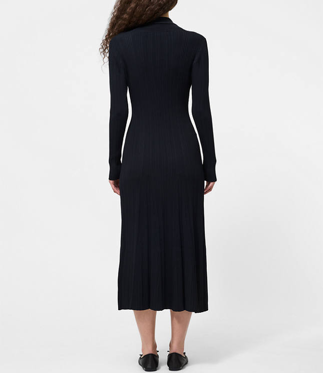 French Connection Crinkle Knit Maxi Dress