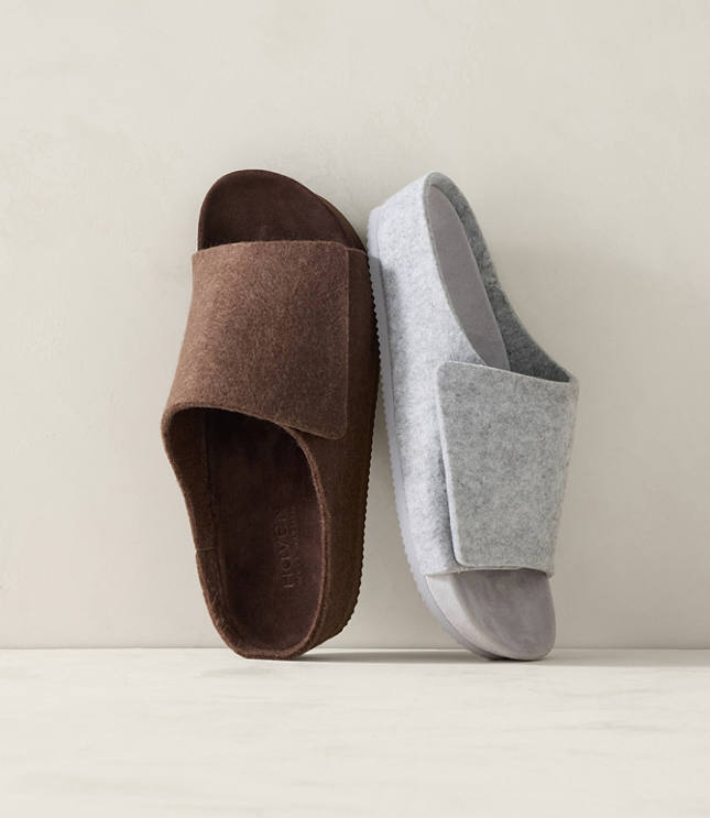 Haven Well Within Felted Wool Slides