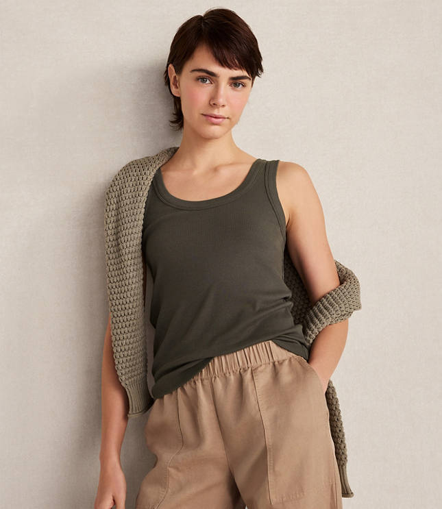 Haven Well Within Essential Organic Cotton Scoop Neck Tank