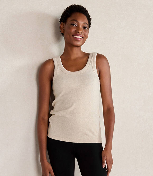 Haven Well Within Essential Organic Cotton Scoop Neck Tank