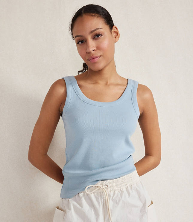 Haven Well Within Essential Organic Cotton Scoop Neck Tank carousel Product Image 1