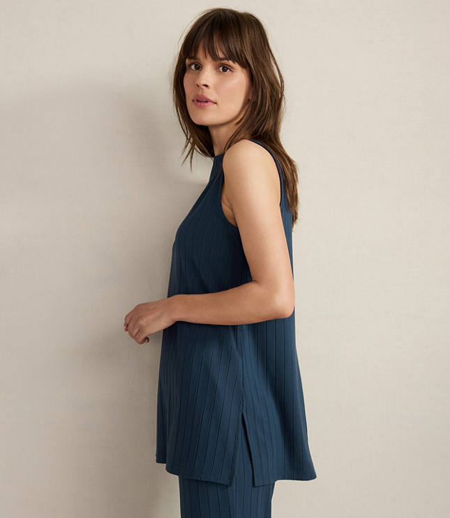 Haven Well Within Ribbed Bateau Neck Sleeveless Top