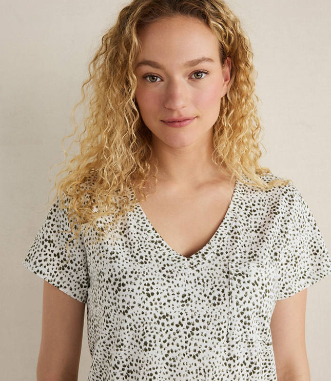 Haven Well Within Organic Cotton Jersey Animal Dot Sleep Dress