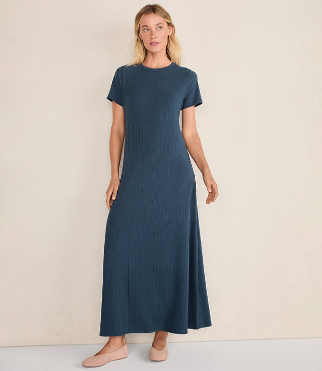 Haven Well Within Ribbed T-Shirt Maxi Dress