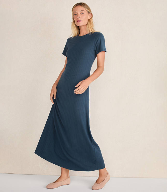 Haven Well Within Ribbed T-Shirt Maxi Dress