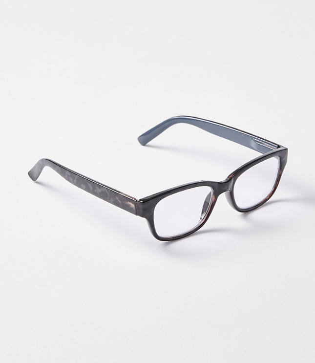 Tortoiseshell Print Rectangle Reading Glasses