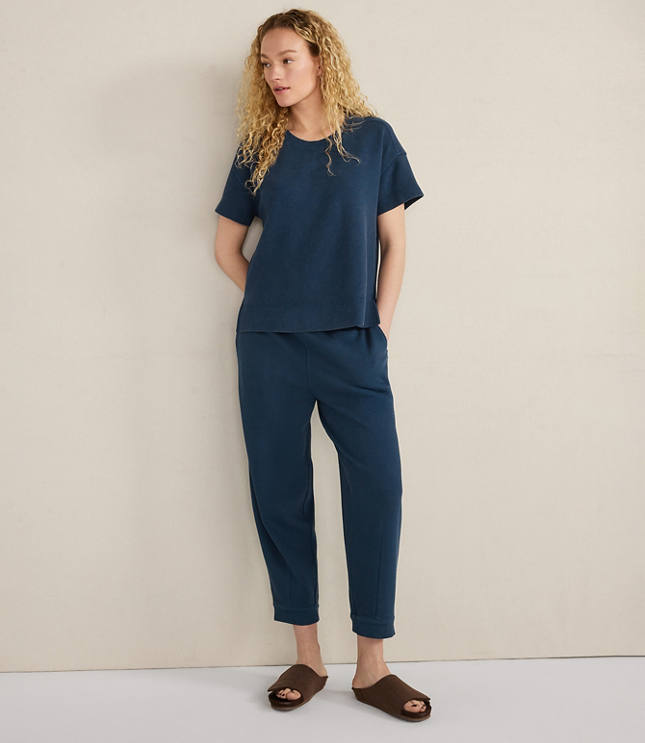 Haven Well Within Organic Cotton Waffle Crewneck Tee