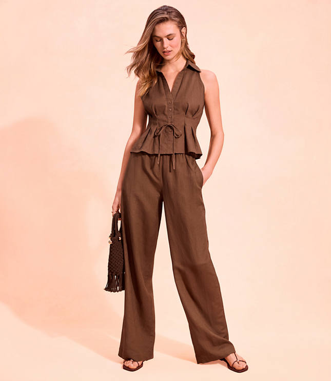 Sawyer Pull On Pants in Linen Blend