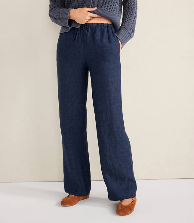 Haven Well Within Linen Straight Leg Pants