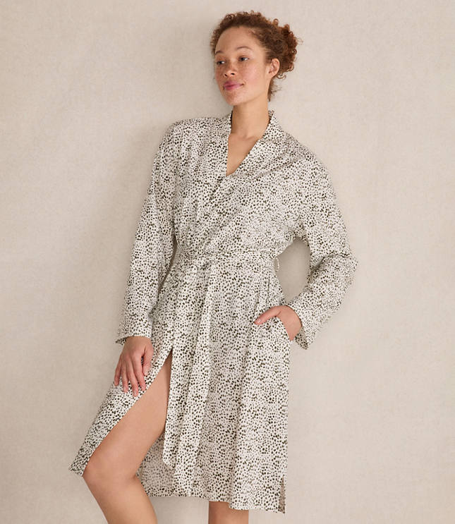 Haven Well Within Organic Cotton Jersey Animal Dot Robe