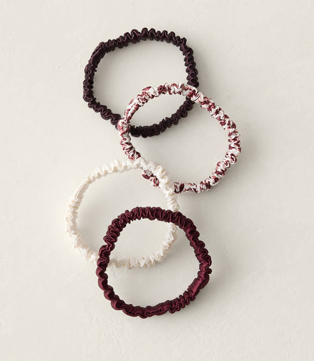 Haven Well Within Washable Silk Hair Ties - Animal Dot Multi