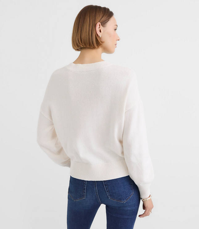 Petite Clover Bouquet Sweater