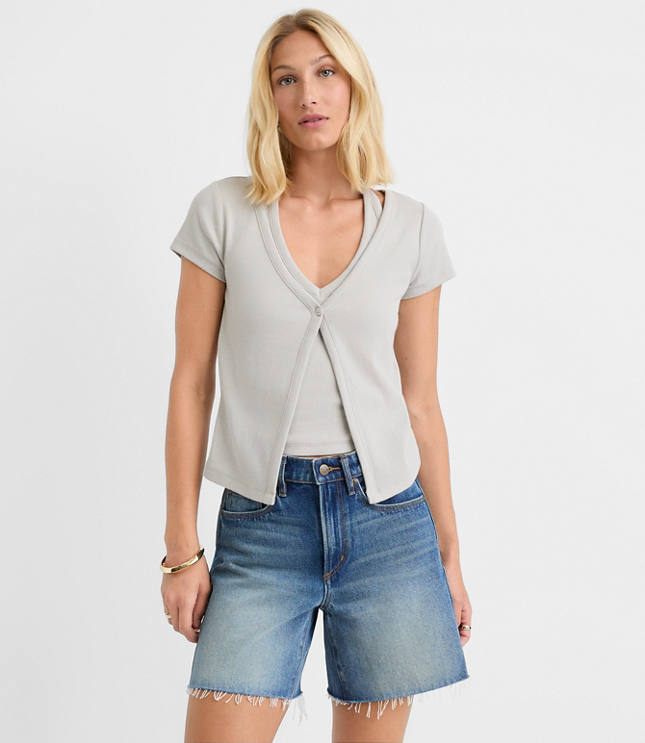 Perfect Ribbed Halter Layered Top