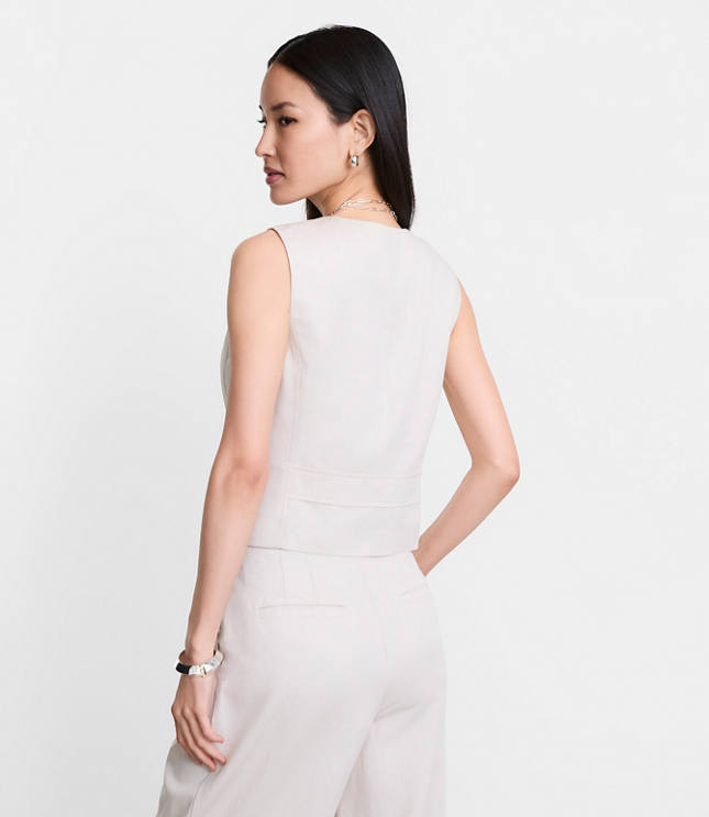 Petite LOFT Versa Pure Spun Pocket Vest