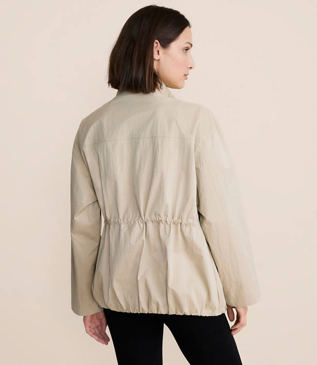 Petite Lou & Grey Peached Bubble Utility Jacket