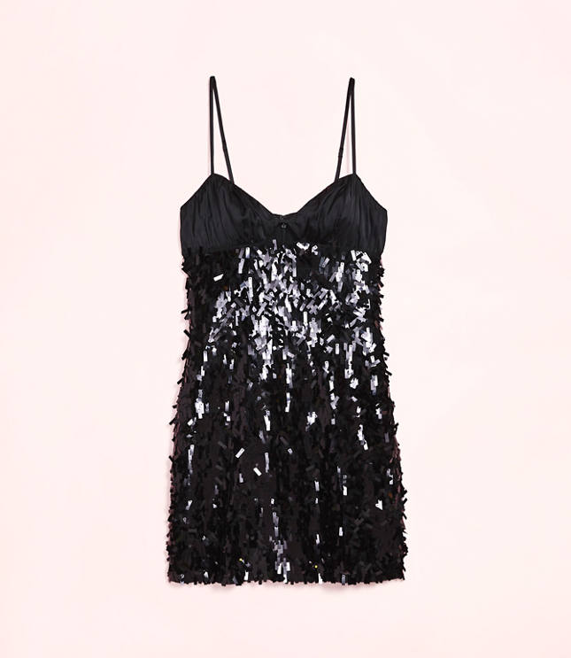 Lately Sequin Cutout Mini Dress