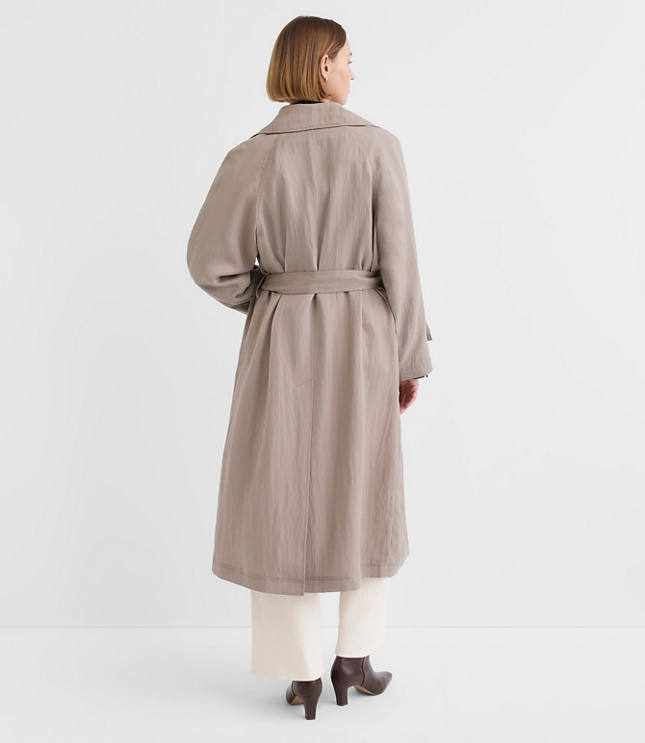 Tall Drapey Trench Coat
