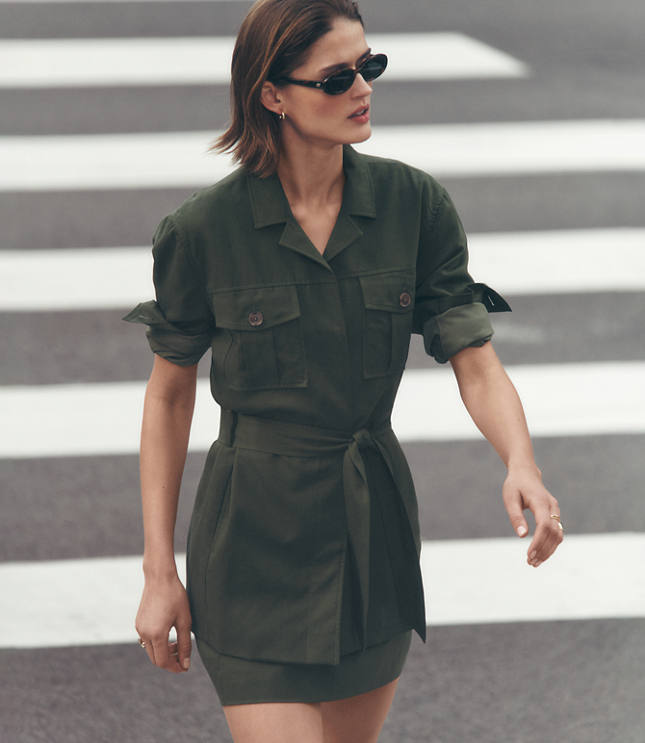 LOFT Versa Pure Spun Mini Skirt