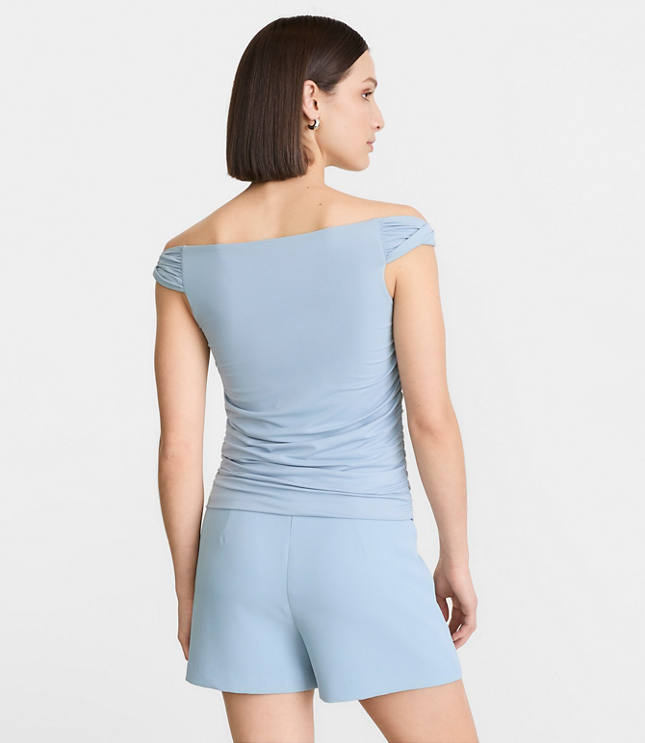 Petite LOFT Versa 360 Knit Off The Shoulder Top