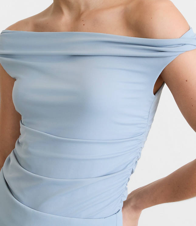 Petite LOFT Versa 360 Knit Off The Shoulder Top