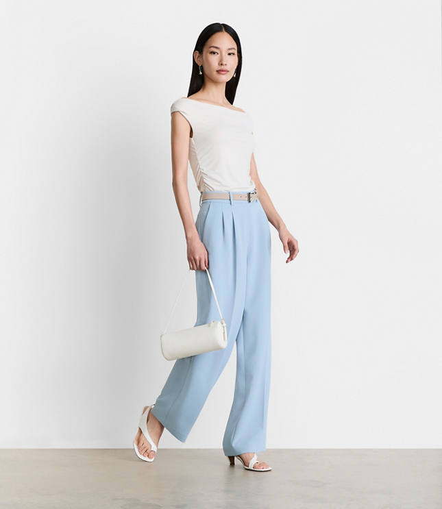 Petite LOFT Versa 360 Knit Off The Shoulder Top