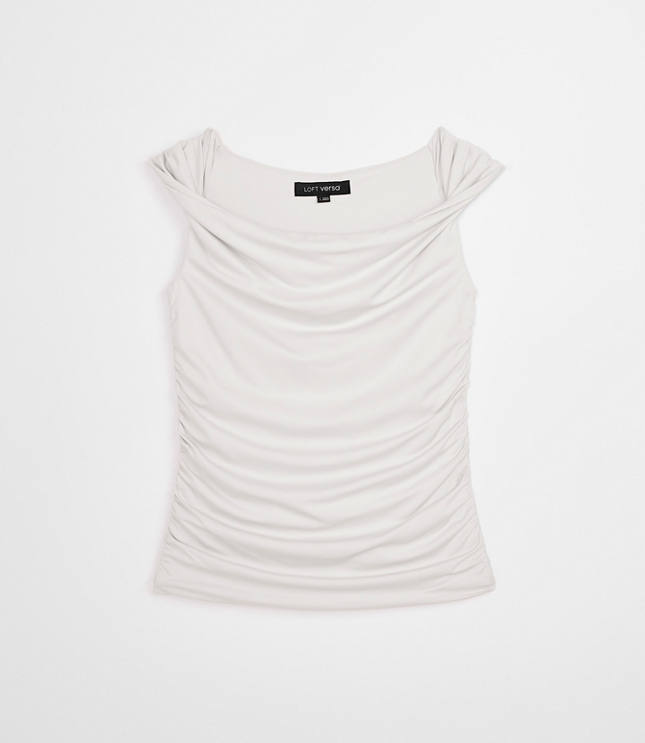 Petite LOFT Versa 360 Knit Off The Shoulder Top