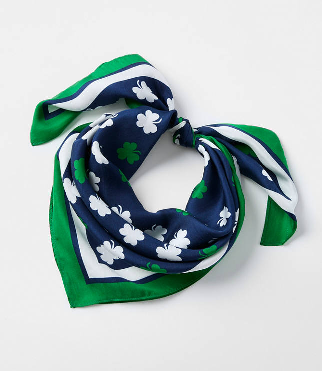 Shamrock Silk Square Scarf