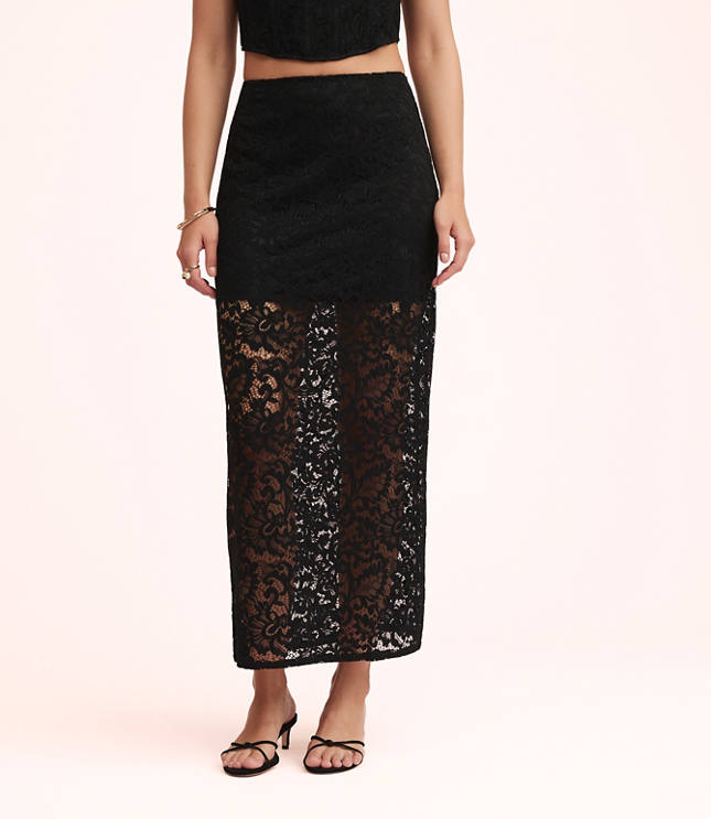 Lately Lace Maxi Skirt