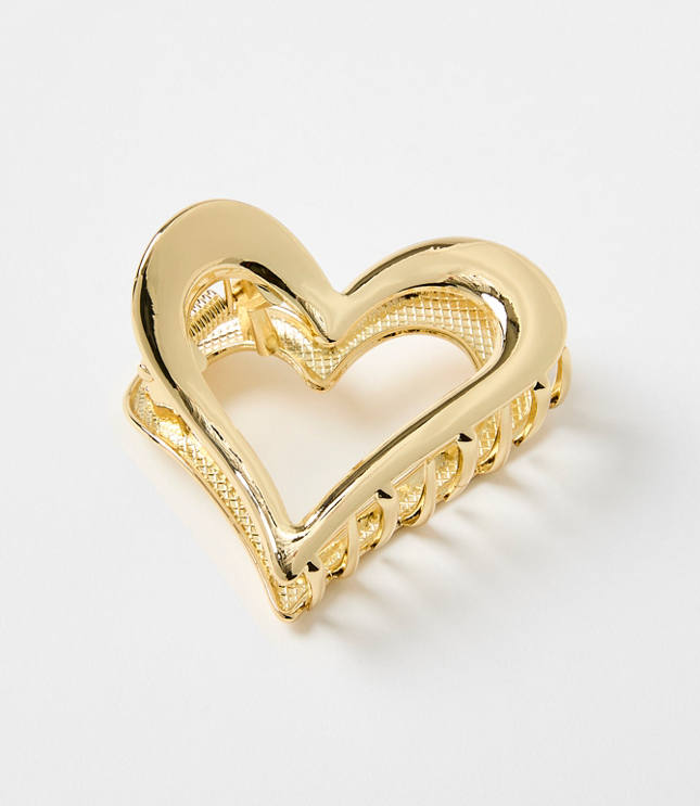 Heart Claw Hair Clip