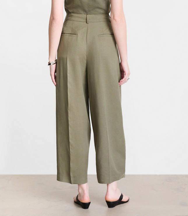LOFT Versa Pure Spun Pleated Barrel Pants