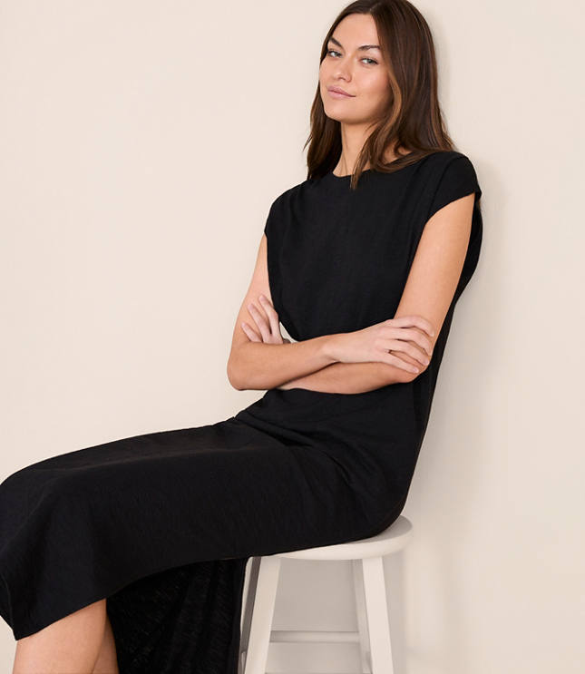 Lou & Grey Muscle Tee Midi Pocket Dress