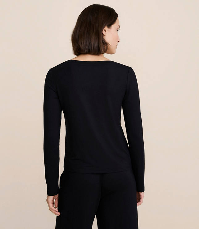 Lou & Grey Softened Modal Scoop Neck Pajama Tee