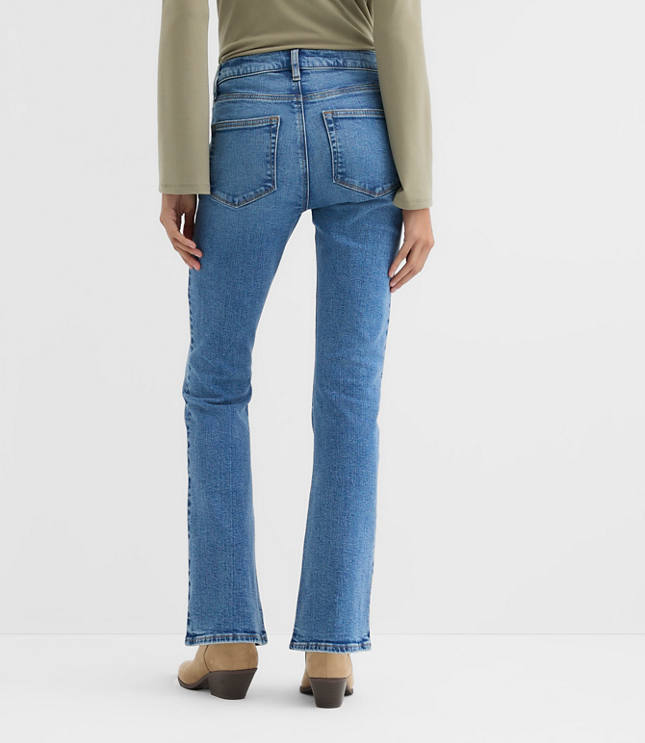 Rivete Tall Curvy Mid Rise Boot Jeans in Vintage Mid Wash