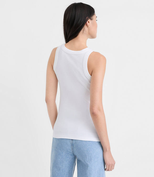 Floral Embroidered Perfect Tank