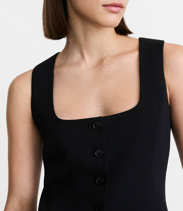 LOFT Versa Crepe Drape Tank Vest