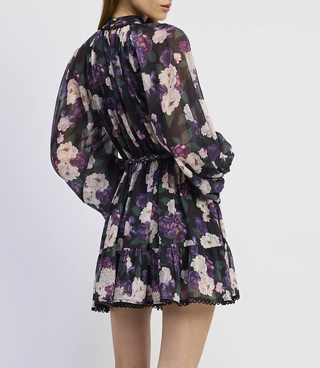 En Saison Jasmine Long Sleeve Mini Dress