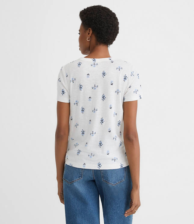 Floral Everyday Crew Tee