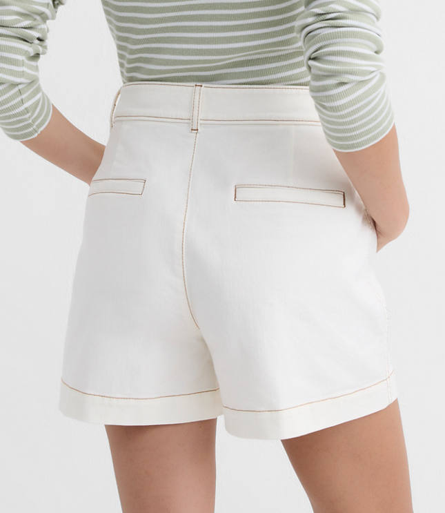 Petite Palmer Shorts in Twill