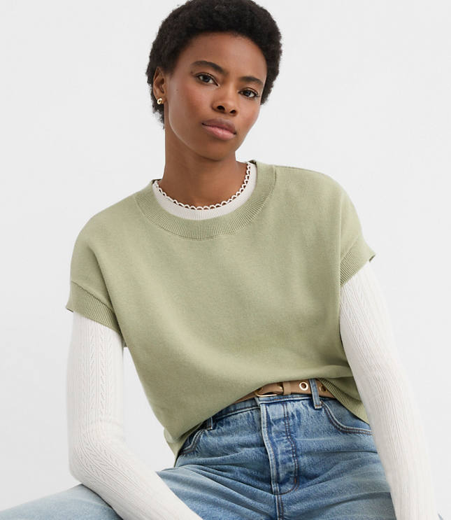 Refined Wedge Sweater Tee