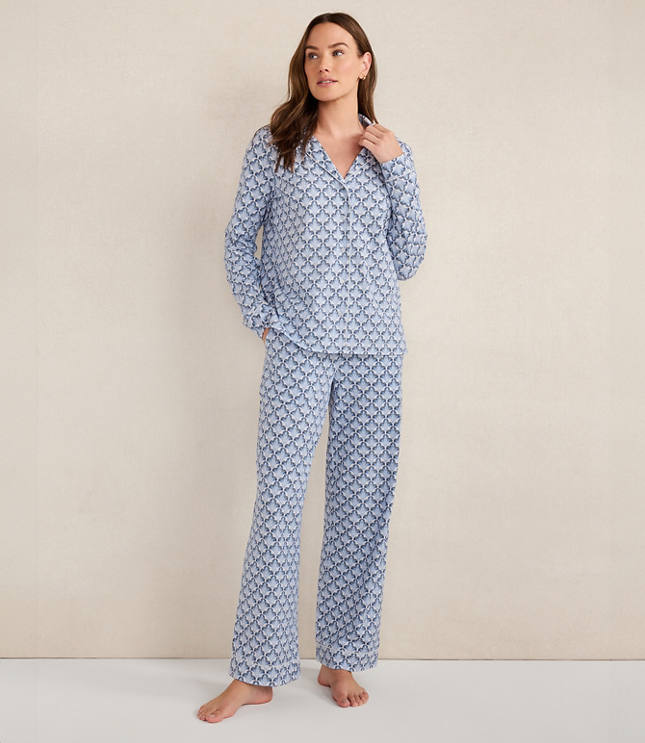 Haven Well Within Organic Cotton Jersey Seashell Sleep Set