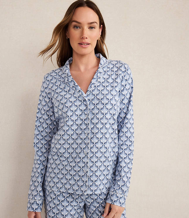 Haven Well Within Organic Cotton Jersey Seashell Sleep Set