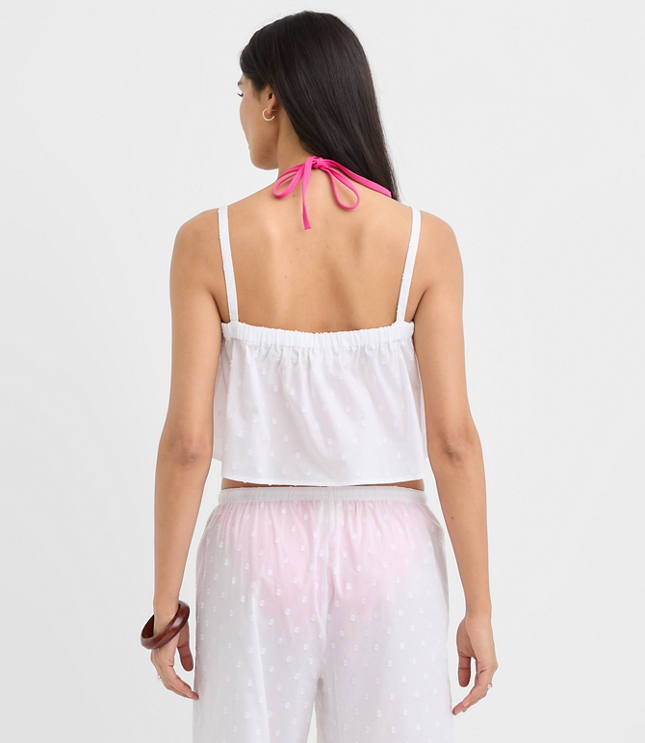 LOFT Beach Clip Dot Tank Top