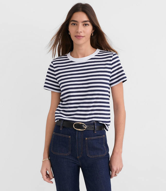 Striped Everyday Crew Tee