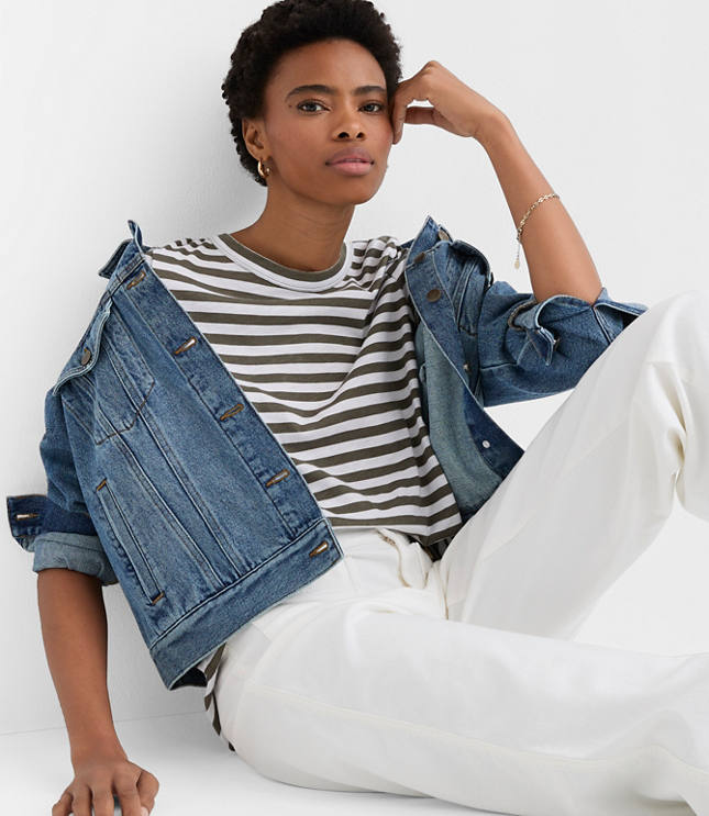 Striped Everyday Crew Tee