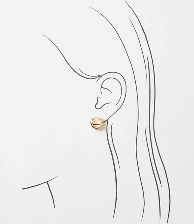 Tubular Hoop Earring Set